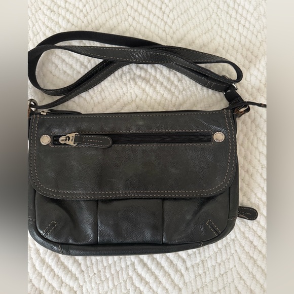 Fossil Black Leather Crossbody Bag - Picture 2 of 12
